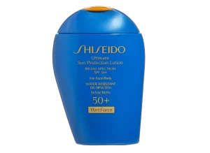 Shiseido Ultimate Sun Protection Lotion WetForce For Sensitive Skin And Children SPF 50+ Sunscreen