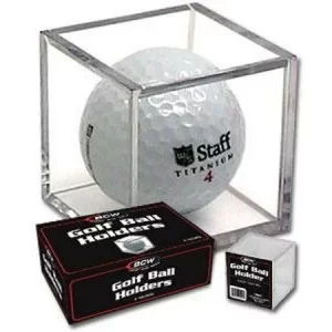 BCW Golf Ball Square Golf Ball Holder And Display Case