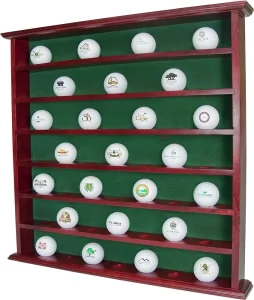 Gallery Mahogany Golf Ball Display Cabinet
