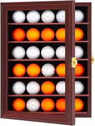 KCRasan Wooden Golf Ball Display Case