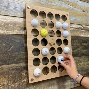 Torched Golf Ball Display Holder