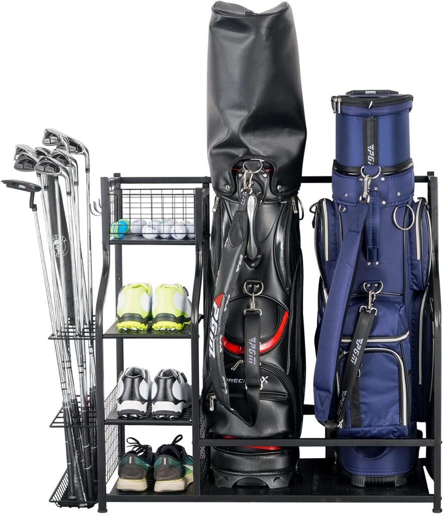 Mythinglogic Golf Storage Garage Organizer
