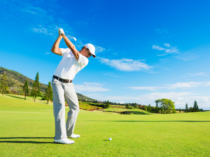 Sun Protection Golf Clothing for Men
