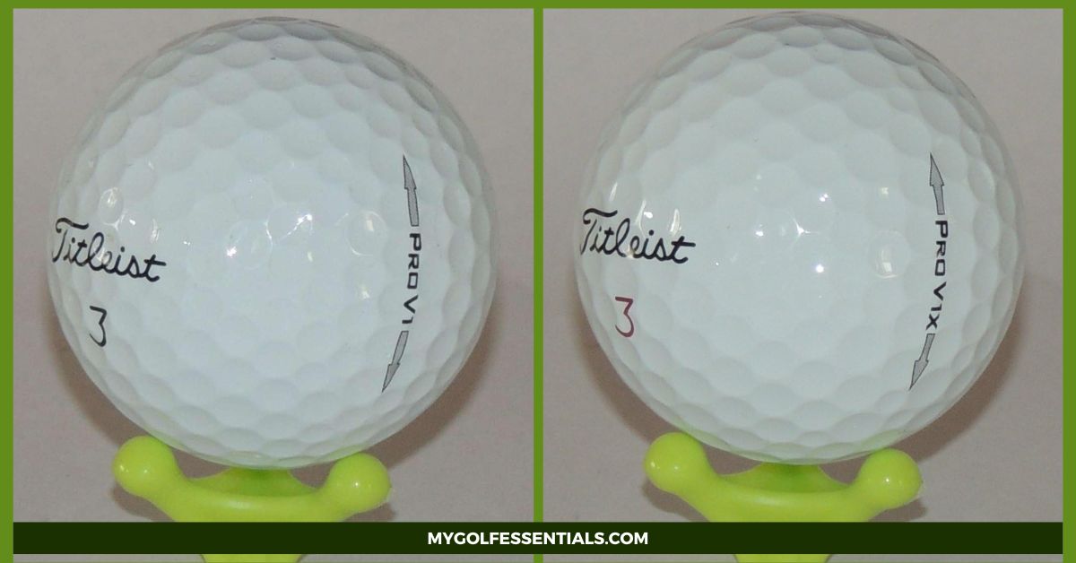 Titleist Pro V1 and Pro V1x