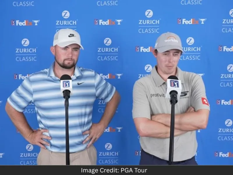 Matt and Alex Fitzpatrick Brothers at 2026 Zurich Classic